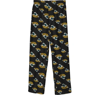 Outerstuff Kids' Youth Black Jacksonville Jaguars Team-colored Printed Pajama Pants