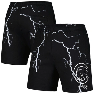 Pleasures Black Chicago Cubs Lightning Shorts