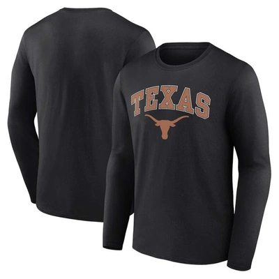 Fanatics Branded Black Texas Longhorns Campus Long Sleeve T-shirt