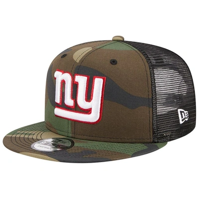 New Era Camo New York Giants  Main Trucker 9fifty Snapback Hat