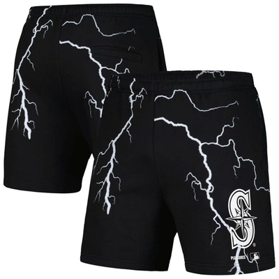 Pleasures Black Seattle Mariners Lightning Shorts