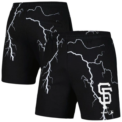 Pleasures Black San Francisco Giants Lightning Shorts