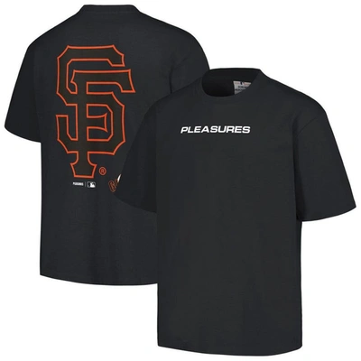 Pleasures Black San Francisco Giants Ballpark T-shirt