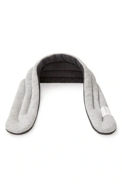 Ostrichpillow Heated Neck Wrap In Midnight Grey