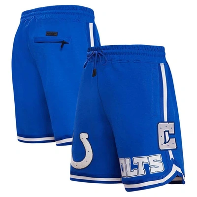 Pro Standard Royal Indianapolis Colts Classic Chenille Shorts