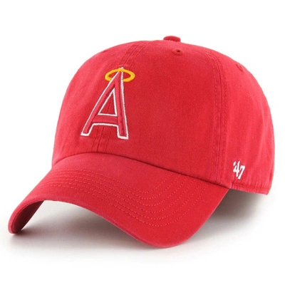 47 ' Red Los Angeles Angels Cooperstown Collection Franchise Fitted Hat