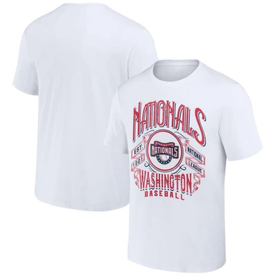 Darius Rucker Collection By Fanatics White Washington Nationals Distressed Rock T-shirt