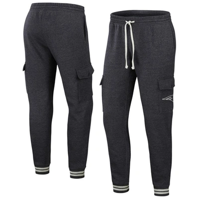 Nfl X Darius Rucker Collection By Fanatics Heather Charcoal New England Patriots Cargo Jogger Pants