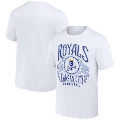Darius Rucker Collection By Fanatics White Kansas City Royals Distressed Rock T-shirt