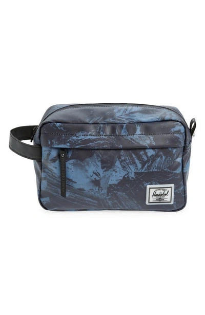 Herschel Supply Co. Chapter Recycled Polyester Dopp Kit In Steel Blue Shale Rock