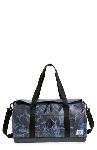 Herschel Supply Co. Heritage Recycled Polyester Duffle Bag In Steel Blue Shale Rock
