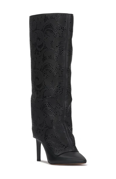 Jessica Simpson Brykia Pointed Toe In Black Lace Cut