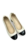 Yosi Samra Heidi Cap Toe Pump In Bone