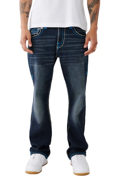 True Religion Brand Jeans Billy Super T Bootcut Jeans In Chicory Dark Wash