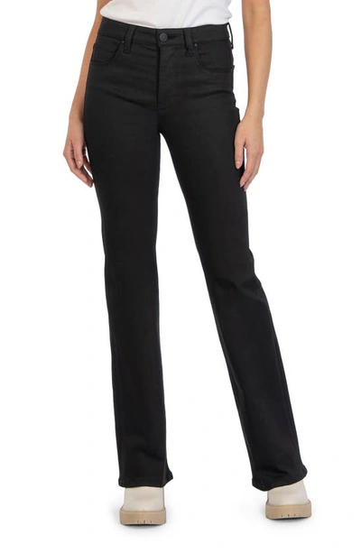 Kut From The Kloth Ana Fab Ab High Waist Flare Jeans In Black