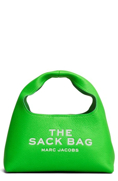 Marc Jacobs The Mini Leather Sack Bag In Green