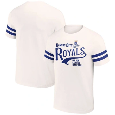 Darius Rucker Collection By Fanatics Cream Kansas City Royals Yarn Dye Vintage T-shirt In White