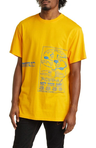 Icecream Not For Sale Graphic T-shirt In Saffron