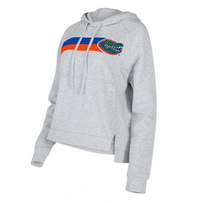 Concepts Sport Women's  Gray Florida Gators Cedar Tri-blend Raglan Pullover Hoodie