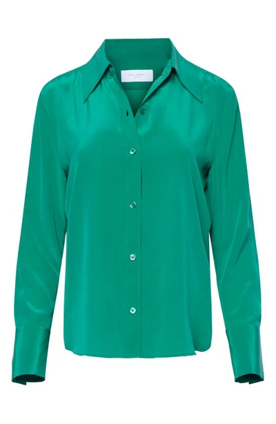 Equipment Leona Silk Button-up Shirt In Lush_meadow