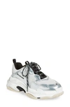 Balenciaga Triple S Sneaker In Black/ White/ Silver
