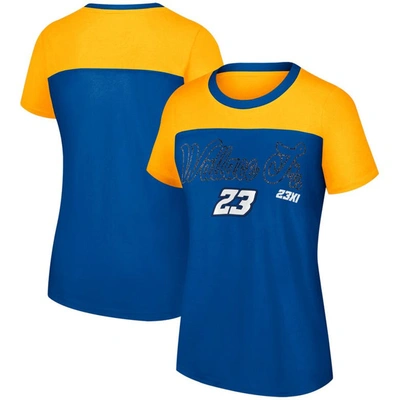 G-iii 4her By Carl Banks Royal Chase Elliott Cheer Color Blocked T-shirt