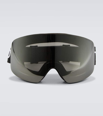 Tom Ford Ski Goggles In Matte Black Smoke Mirror