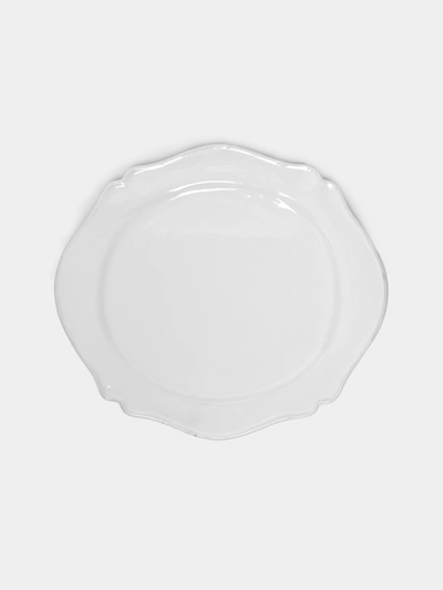 Astier De Villatte Bac Dinner Plate In White