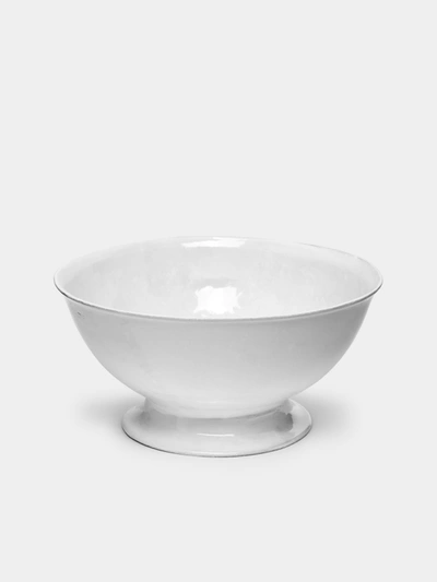 Astier De Villatte Sobre Large Salad Bowl In White
