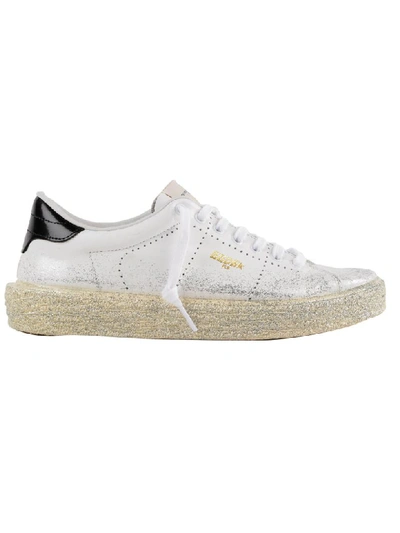 Golden Goose Deluxe Brand Tennis Sneakers In White
