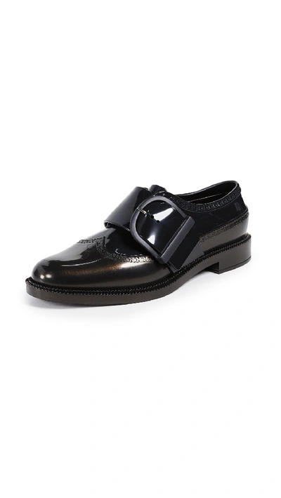 Melissa Classic Brogue Oxfords In Black Bow