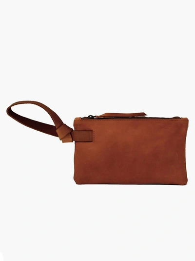 Able Rachel Wristlet In Whiskey In Brown