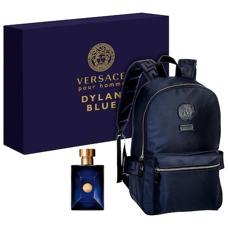 versace dylan blue gift set backpack