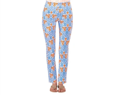 Gretchen Scott Gripeless Pull On Pant In East India In Multi