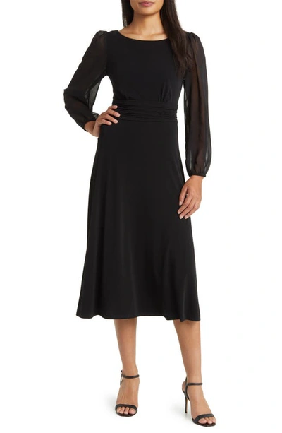 connected apparel black dress Connected Apparel TZC50809M1 - Short Jersey Sheath Dress