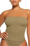 Skims Fits Everybody Tube Top In Khaki