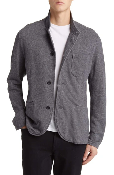Rag & Bone Prospect Midweight Cotton Cardigan In Hthrgry