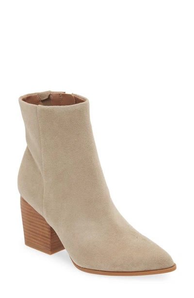 Nordstrom Franka Pointed Toe Bootie In Taupe