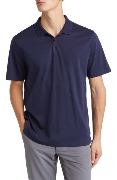 34 Heritage Pima Cotton Polo In Navy