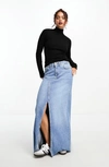 Asos Design Rib Stitch Mock Neck Sweater In Black