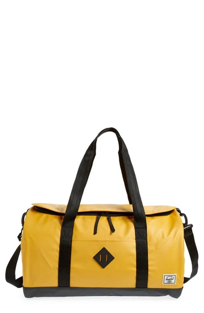 Herschel Supply Co Heritage Recycled Polyester Duffle Bag In Brass