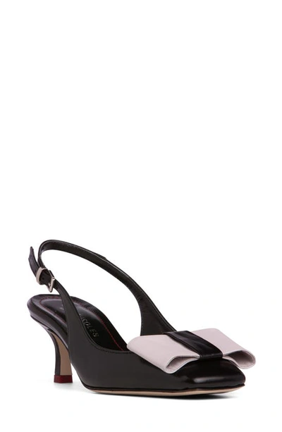 Beautiisoles Makayla Slingback Pump In Black White