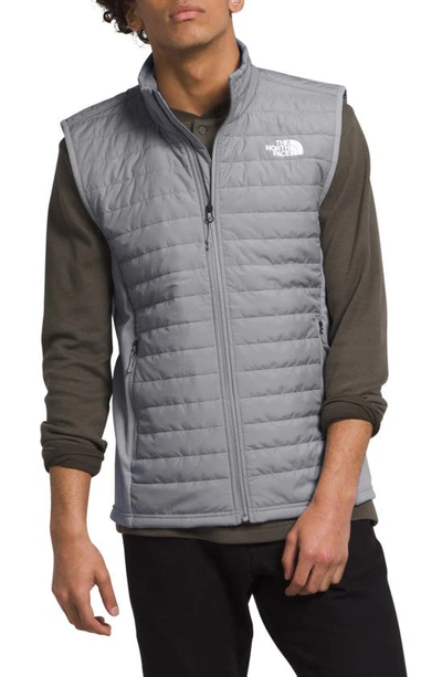 The North Face Canyonlands Hybrid Vest In Meld Grey