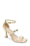 Bp. Jessa Ankle Strap Sandal In Gold Metallic