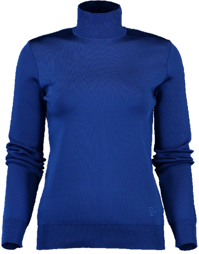 Givenchy Knit Sweater In Blue