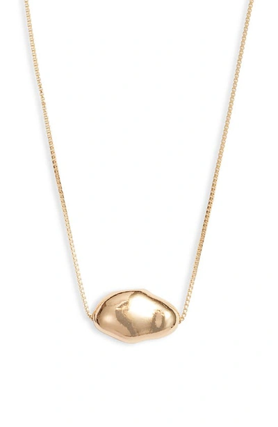 Set & Stones Cloud Pendant Necklace In Gold