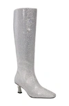 Katy Perry The Zaharrah Knee High Boot In Silver Multi