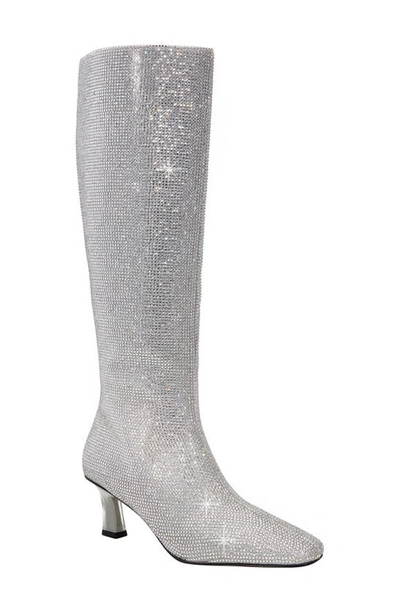 Katy Perry The Zaharrah Knee High Boot In Silver Multi