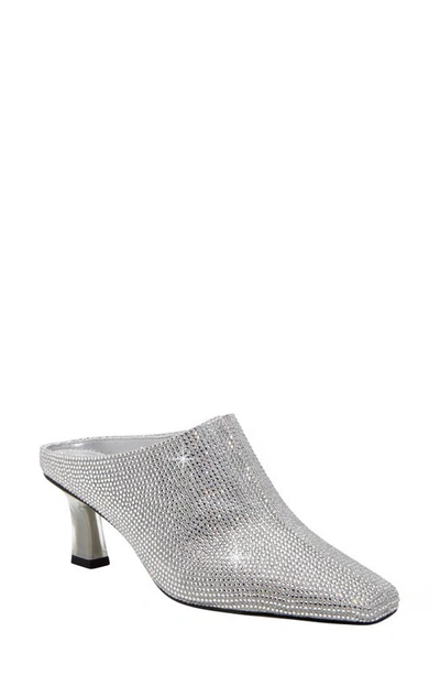 Katy Perry The Zaharrah Acrylic Heel Mule In Silver Multi- Polyurethane