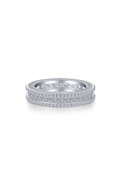 Lafonn Princess Cut Simulated Diamond Eternity Band In White